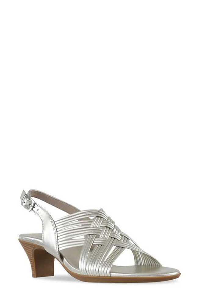 Munro Marianna Slingback Sandal Metallic at Nordstrom,