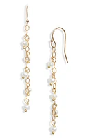 ki-ele Jennifer Freshwater Pearl Drop Earrings in Gold at Nordstrom