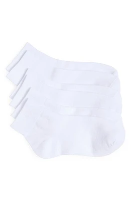 Nordstrom 3-Pack Everyday Quarter Socks in White at Nordstrom, Size 9