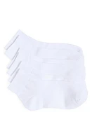 Nordstrom 3-Pack Everyday Quarter Socks in White at Nordstrom, Size 9