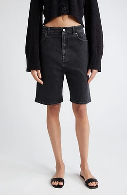 Loulou Studio Organic Cotton Denim Shorts Washed at Nordstrom,