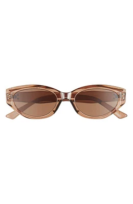 BP. 50mm Oval Sunglasses in Amber at Nordstrom