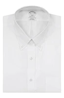 Brooks Brothers Non-Iron Regent Fit Dress Shirt Solid Whte at Nordstrom,