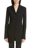 Acne Studios Jolcie Dry Crepe Blazer Black at Nordstrom, Us