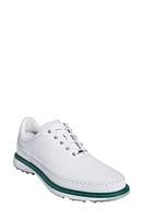 adidas Golf Gender Inclusive MC80 Spikeless Shoe White/silver/collegiate Green at Nordstrom, Women's