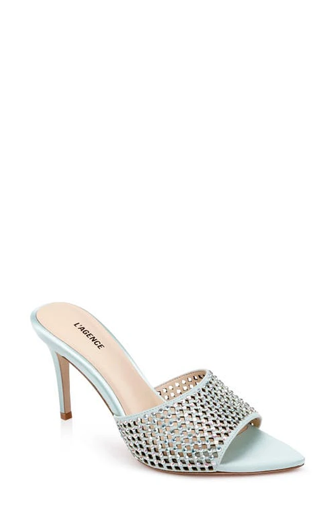 L'AGENCE Narcise Rhinestone Sandal at Nordstrom,