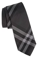 burberry Mandston Check Silk Tie in Charcoal Ip Check at Nordstrom