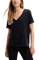 Desigual Openwork V-Neck T-Shirt at Nordstrom