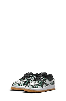 Nike Force 1 Low EasyOn LV8 Floral Sneaker Black/White/Green/Gum at Nordstrom, M