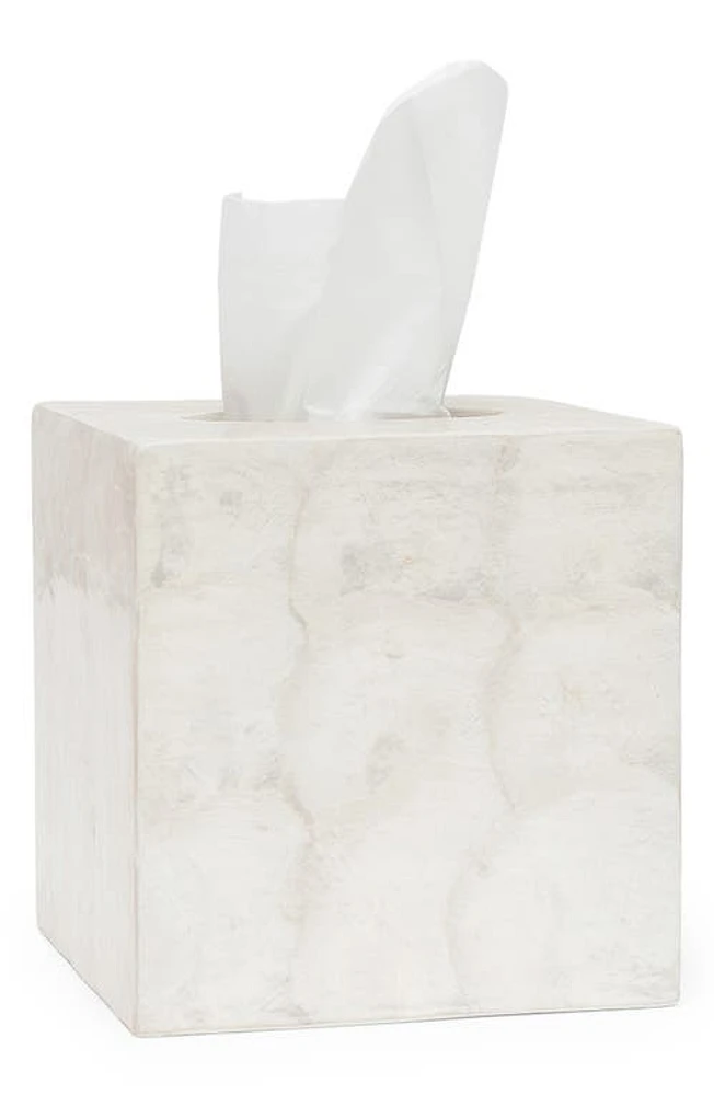 PIGEON AND POODLE Andria Pearlized Tissue Box at Nordstrom