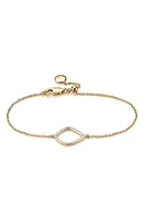 Monica Vinader Riva Kite Adjustable Diamond Bracelet in Gold at Nordstrom