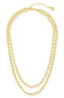 Sterling Forever Selena Layered Necklace in Gold at Nordstrom