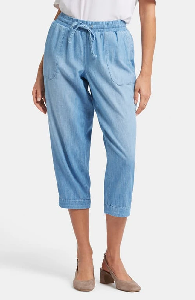 NYDJ Relaxed Drawstring Ankle Pants Riviera Sky at Nordstrom,