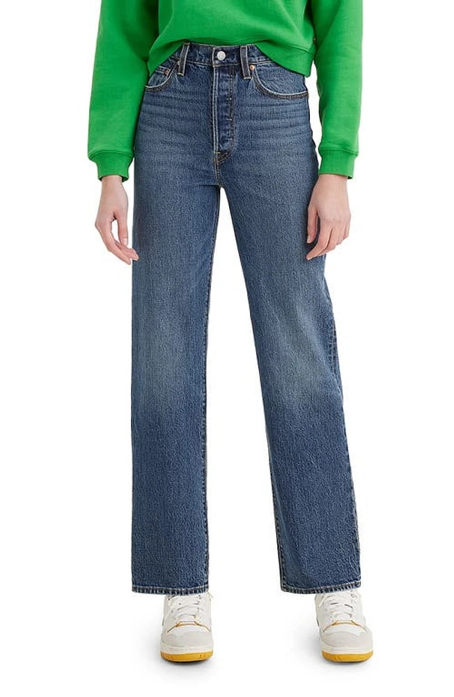 levi's Ribcage High Waist Straight Leg Jeans Valley View at Nordstrom, X 32