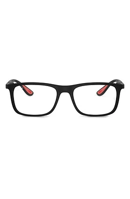 Ray-Ban 54mm Square Optical Glasses in Matte Black at Nordstrom