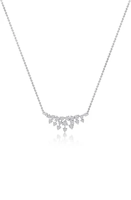 Hueb Luminus Diamond Bar Pendant Necklace in White Gold at Nordstrom, Size 18