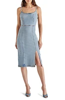 Steve Madden Giselle Denim Dress Medium Wash at Nordstrom,