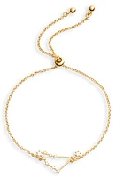 Sterling Forever Zodiac Bracelet in Gold Capricorn at Nordstrom