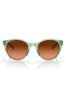 Oakley Spindrift 52mm Prizm Round Sunglasses in Green/brown Grad at Nordstrom