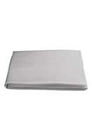 Matouk Nocturne 600 Thread Count Fitted Sheet in Silver at Nordstrom