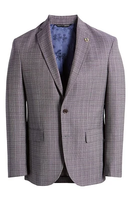 Ted Baker London Karl Slim Fit Wool Sport Coat Purple at Nordstrom,