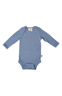 Kyte BABY Long Sleeve Bodysuit in Slate at Nordstrom