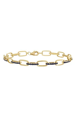 Bony Levy El Mar Sapphire Chain Bracelet in 18K Yellow Gold at Nordstrom, Size 7