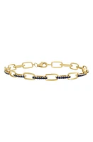 Bony Levy El Mar Sapphire Chain Bracelet in 18K Yellow Gold at Nordstrom, Size 7