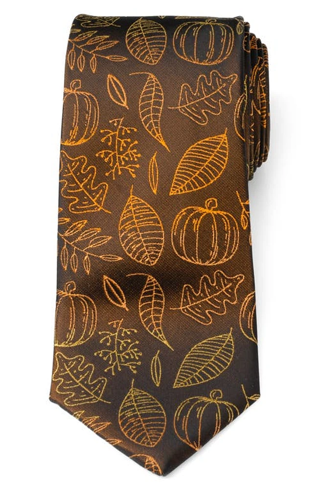 Cufflinks, Inc. Fall Spice Silk Blend Tie in Brown at Nordstrom