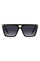 Marc Jacobs 58mm Gradient Square Sunglasses in Black/Grey Shaded at Nordstrom