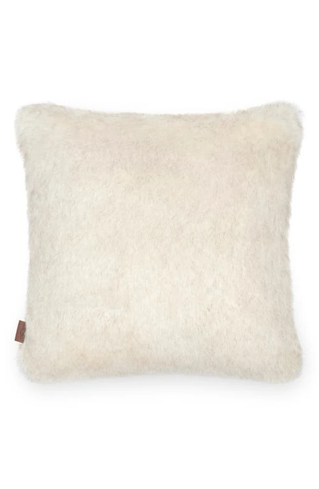 UGG(r) Firn Faux Fur Pillow in Natural at Nordstrom