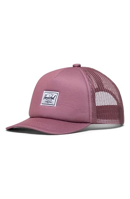 Herschel Supply Co. Whaler Mesh Trucker Hat in Ash Rose Classic Logo at Nordstrom, Size 6-18 M