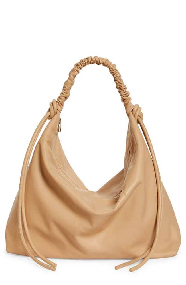 Proenza Schouler Large Drawstring Leather Hobo in Sand at Nordstrom