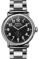 Shinola Runwell Sub Second Bracelet Watch, 47mm in Black at Nordstrom, Size 47 Mm