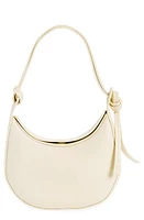 Reformation Mini Rosetta Leather Shoulder Bag in Parmesan at Nordstrom