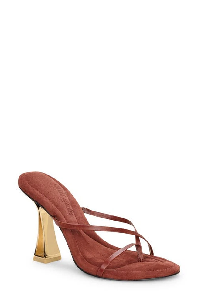 Cult Gaia Soriah Slide Sandal Mahogany at Nordstrom,