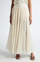 TOTEME Semisheer Plissé Maxi Skirt Meringue at Nordstrom, Us