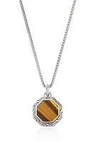 John Hardy Men's Octagon Pendant Necklace in Brown at Nordstrom, Size 22