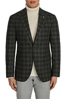 Jack Victor Midland Plaid Wool & Cashmere Sport Coat Grey at Nordstrom,