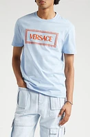 Versace Embroidered Logo Cotton Jersey T-Shirt at Nordstrom,