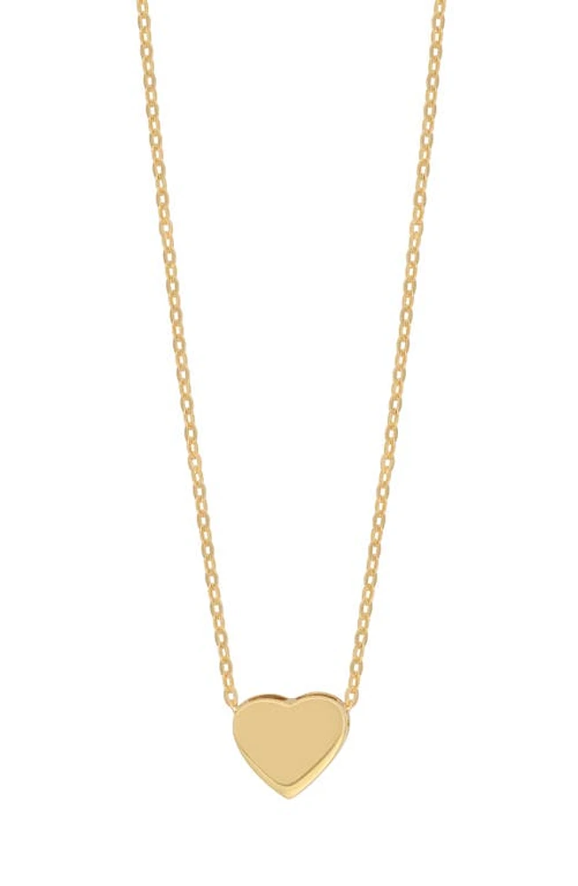 Bony Levy 14K Gold Heart Pendant Necklace in 14K Yellow Gold at Nordstrom, Size 18