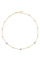 Marco Bicego Siviglia Diamond Pavé Station Necklace in Yellow Gold at Nordstrom, Size 18