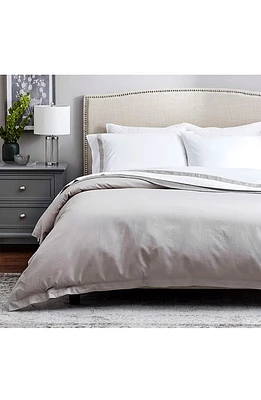 Boll & Branch Signature Hemmed Duvet Set in Pewter at Nordstrom