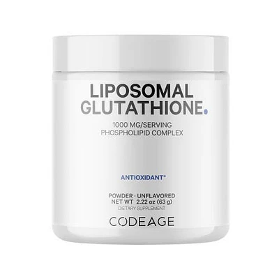 Codeage Liposomal Glutathione Powder 1000mg Supplement Reduced L-Glutathione, Phospholipids, 2.22 oz in White at Nordstrom