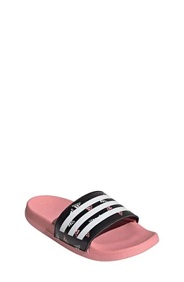 adidas Kids' Adilette Slide Sandal Semi Pink Spark/White/Black at Nordstrom, M