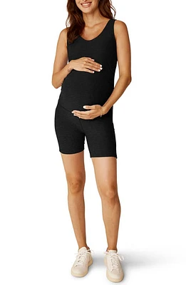 Beyond Yoga Movin' Mama Maternity Romper Darkest Night at Nordstrom,