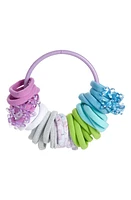 Capelli New York Assorted 35-Pack Ponytail Holders in Purple Combo at Nordstrom