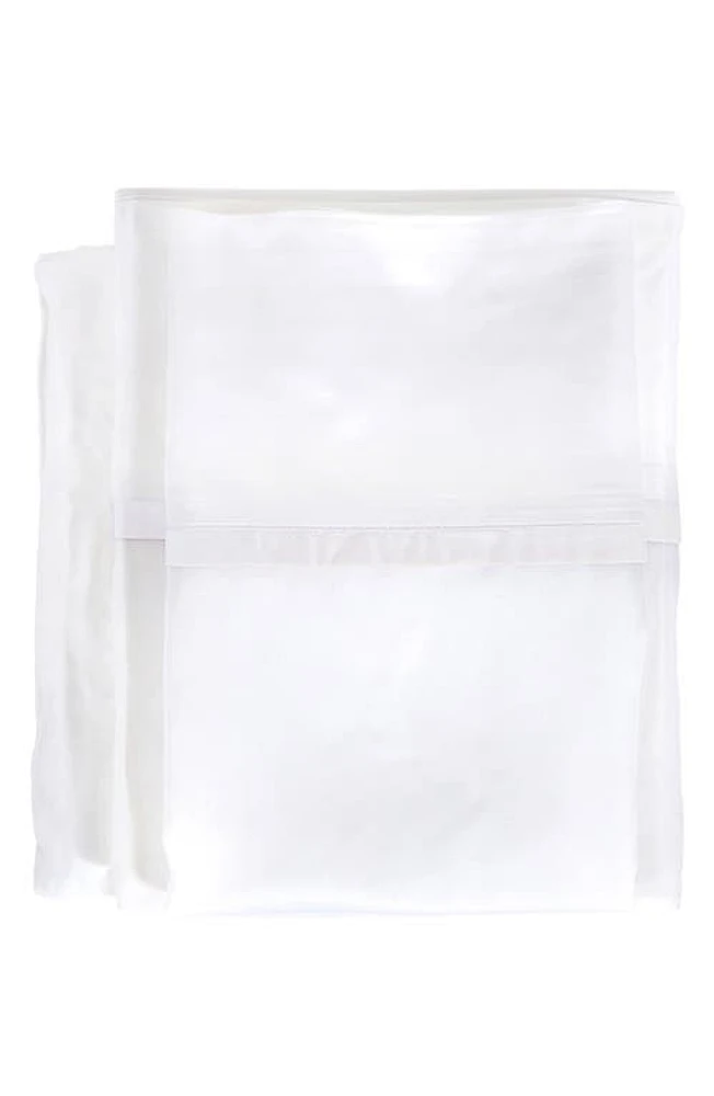 Pom Pom at Home Langston Sateen Sheet Set in White at Nordstrom