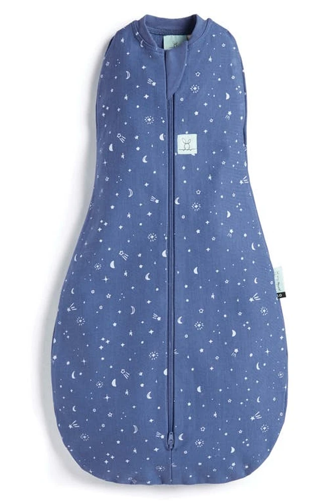 ergoPouch 1.0 TOG Organic Cotton Cocoon Swaddle Sack in Night Sky at Nordstrom, Size 3-6 M