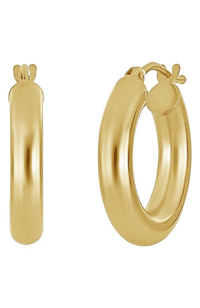 Bony Levy Essentials 14K Gold Smooth Hoop Earrings in Gold at Nordstrom